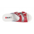 Odpružená zdravotná obuv MED15 - Červená (Biela podrážka)